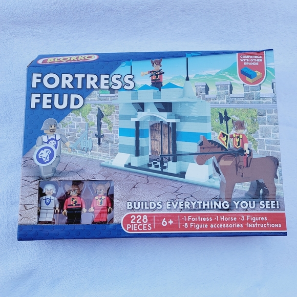 Blokko Fortress Feud 228 Pieces Building Blocks - Picture 3 of 8